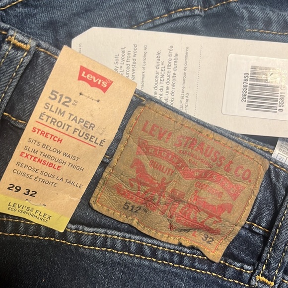 NWT | Levi’s 512 Slim Tapered Stretch Jeans - Picture 3 of 7